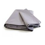 Kalembal - bâche toiture 5x6 m - ultra résistante - etanche - anti - uv - fabrication française - grise ... Kalembal - bâche toiture 5x6 m - ultra résistante - etanche - anti - uv - fabrication française - grise ...