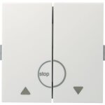 Hager ? touche double pour poussoir et volet roulant blanc n�v� ? mode de pose �lectricit� ? compatible ...