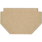 Kaminxpert - d�flecteur pour po�les � chemin�e baltrum de justus - vermiculite - dimensions d'encastrement ...