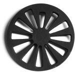 Kaminxpert - grille � cendres pour po�les � chemin�e komba de attika - fonte - dimensions d'encastrement ...