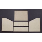Kaminxpert - habillage de foyer b pour poles  chemine malibu de fireplace - vermiculite - 5 pices ...