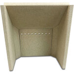 Kaminxpert - habillage de foyer pour po�les � chemin�e paris de fireplace - vermiculite - 6 pi�ces