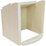 Kaminxpert - habillage de foyer a pour po�les � chemin�e opera b de hark - vermiculite - 8 pi�ces