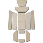 Kaminxpert - habillage de foyer a pour poles  chemine polar 4 de oranier - vermiculite - 11 pices ...