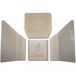 Kaminxpert - habillage de foyer a pour po�les � chemin�e turin de mez - vermiculite - 4 pi�ces