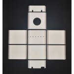 Kaminxpert - habillage de foyer a pour poles  chemine uni - 1550 de techfire - cramique - 9 pices ...