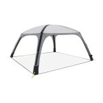 Kampa - abri gonflable air shleter 400 - 4 x 4 m - gris et noir