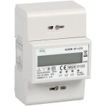 Kanlux - compteur d'�nergie triphas� - lcd - 100a - rail din - pr�cision b
