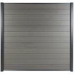 Karat - ensemble cl�ture, lames pleines, cl�ture � composer, kit complet - protection terrasse et jardin, ...