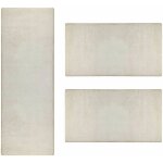 Karat - descente de lit sundae cr�me20 1 tapis 67 x 250 cm + 2 tapis 67 x 140 cm