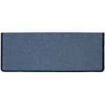 Tapis d'escalier london bleu clair 23, 5 x 65 cm rectangulaire