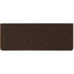 Tapis d'escalier london marron fonc 23, 5 x 65 cm rectangulaire