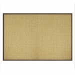 Tapis sisal amazonas nature bordure: taupe / pistache 40 x 60 cm