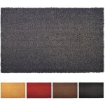 Paillasson en fibres de noix de coco gris 17 mm 40 x 60 cm