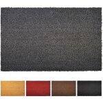 Casa pura - paillasson en fibres de noix de coco gris 17 mm 50 x 80 cm