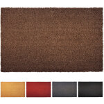 Paillasson en fibres de noix de coco marron 24 mm 40 x 60 cm