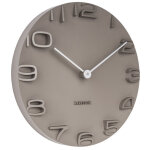 Karlsson - horloge moderne avec aiguilles chrom�es on the edge