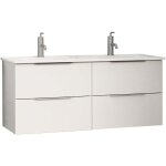 Meuble de salle de bain suspendu alaska 120x60x45 cm avec double vasque et 4 tiroirs soft - close, blanc ... Meuble de salle de bain suspendu alaska 120x60x45 cm avec double vasque et 4 tiroirs soft - close, blanc ...