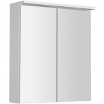 Aqualine - kawa - armoire de toilette avec clairage led, 60x70x22 cm, blanc wgl60s
