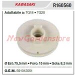Kawasaki poulie de dmarrage pour taille - haie tg18 20 r160560
