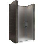 Kaya porte de douche h 185 largeur r�glable 86 � 89 cm verre d�poli opaque
