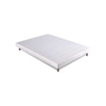 Kbedding - sommier sommier tapissier 140x190 + pieds offert