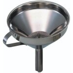 Kc blue kitchen craft - entonnoir avec filtre amovible (13 cm, acier inoxydable)