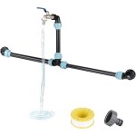 Kcvv - robinet cuve 1000l laiton connecteur cuve 1000l pour 2 robinet adaptateur de rservoir ibc adaptateur ...