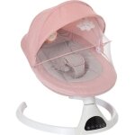 Keepbuying - balancelle bb, transat lectrique 5 vitesses, avec tlcommande, affichage led, musique ...