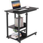 Keepbuying - table bouts de canap� table appoint table de soins table de chevet mobile r�glable en hauteur ...