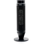Kekai - chauffage cramique pivotant 2000w tour swing black 12x12x53 cm usage intrieur avec tlcommande ...