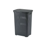 Kela corbeille linge brasilia anthracite 43, 5x33, 5 23412