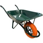 Brouette tubulaire roue increvable, 85l, chariot de transport, poign�es ergonomiques, usage intensif, ...