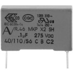 R463w510000m1m + 1 pc(s) condensateur anti - parasite mkp sortie radiale 10 f 300 v 20 % 37. 5 mm (l ...