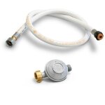 Kit d�tendeur gaz 28 mbar butane + tuyau flexible 1m