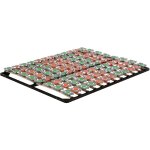 Monmobilierdesign - kept sommier  lattes ergonomique avec plots de soutien 180x200 cm sans pieds