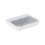 Keramag - geberit renova plan, lavabo, 60x48 cm, sans trou pour