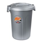 Kerbl conteneur a aliment tom 16kg 46l pour chien - 44, 5x40x61cm - gris