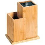 Kesper - porte couteaux en bambou - beige - l 10 x l 10 x h 23 cm - livraison gratuite