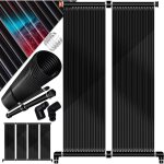 Capteur solaire chauffage de piscine cm eau chaude chauffage solaire pour piscines l extensible  volont ...