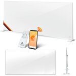 Kesser� chauffage infrarouge, economie d'�nergie 2en1 sur pied & montage mural, avec d�tection de fen�tre ...