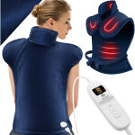 Kesser® coussin chauffant électrique pour le dos, les épaules et la nuque avec arrêt automatique 9 niveaux ... Kesser® coussin chauffant électrique pour le dos, les épaules et la nuque avec arrêt automatique 9 niveaux ...