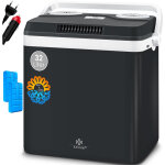 Glaci�re 32 l 12v prise 230v mini - r�frig�rateur glaci�re thermo�lectrique 32 litres anthracite - kesser ...