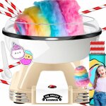 Kesser� kit barbe � papa pour la maison - avec 30x b�tonnets & cuill�res � mesurer - machine � bonbons ...