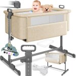 Kesser® lit d'appoint hubi 3en1 lit d'appoint bébé lit de voyage lit bébé avec matelas souple avec roulettes ... Kesser® lit d'appoint hubi 3en1 lit d'appoint bébé lit de voyage lit bébé avec matelas souple avec roulettes ...