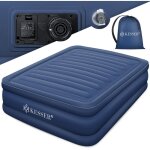 Matelas gonflable lit gonflable avec pompe �lectrique int�gr�e matelas gonflable sur�lev� int�gr� pour ...