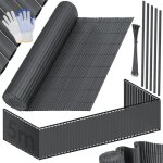 Natte pare - vue en pvc clôture pare - vue habillage de balcon coupe - vent lames renforcées résistantes ... Natte pare - vue en pvc clôture pare - vue habillage de balcon coupe - vent lames renforcées résistantes ...