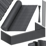 Natte pare - vue pvc clôture pare - vue habillage de balcon coupe - vent lames renforcées résistantes ... Natte pare - vue pvc clôture pare - vue habillage de balcon coupe - vent lames renforcées résistantes ...