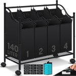 Panier à linge collecteur de linge trieur de linge avec poches amovibles en tissu boîte à linge avec ... Panier à linge collecteur de linge trieur de linge avec poches amovibles en tissu boîte à linge avec ...