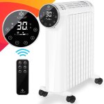 Kesser - radiateur  huile 2500w chauffage lectrique radiateur lectrique conome en nergie avec cran ...